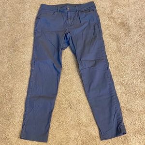 Lululemon ABC Pant Slim Dye WDCB Washed Code Blue